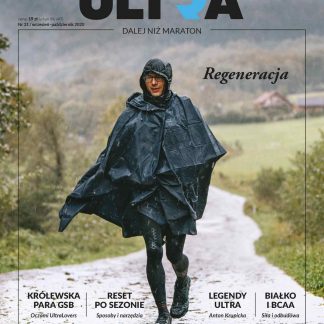 Biegacz w deszczu - okładka Magazynu Ultra