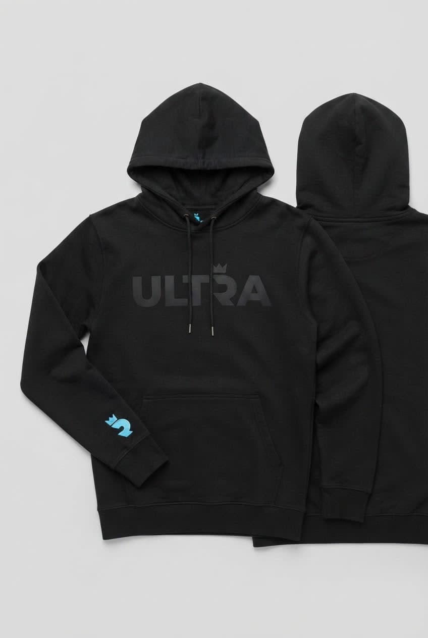 Bluza ULTRA z kapturem czarna (limit z dodatkiem już został osiągnięty) - obrazek 4